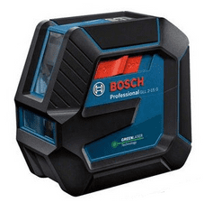 BOSCH Professional GLL 2-15 G linijski laser + LB 10 + stropna sponka + kovček (0601063W02)