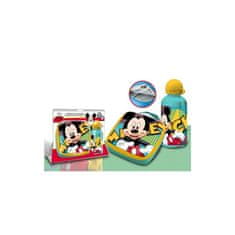 KIDS LICENSING Termo torba / škatla za prigrizke + steklenička ALU 400ml MICKEY MOUSE