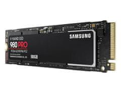 Samsung 980 Pro SSD disk, 500 GB, M.2, PCI-e 4.0 x4 NVMe, 80 mm