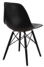 Fernity P016W PP stol črna / črna