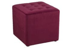 Fernity Bryan Velvet Bordeaux puff