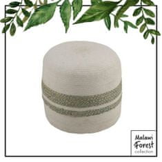 Fernity Hassock Sage zeleni Puff iz jute