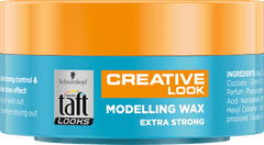 Taft Creative Look Modeling vosek za lase, 75 ml