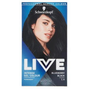  Schwarzkopf Live barva za lase, 1.4 Blueberry Black