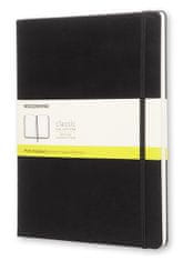 Moleskine zvezek, XL, brezčrten, črn