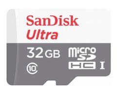 SanDisk Ultra MicroSDHC spominska kartica, 32 GB, UHS-I