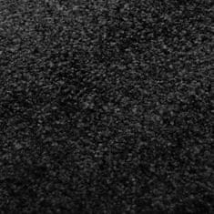 Vidaxl Pralni predpražnik črn 40x60 cm