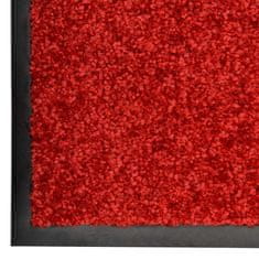 Vidaxl Pralni predpražnik rdeč 40x60 cm