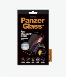  PanzerGlass zaščitno steklo za iPhone 6/6S/7/8/SE(2020) CF Camslider, kaljeno, črno 