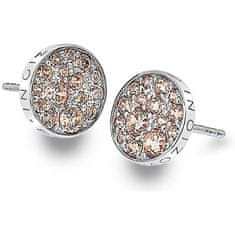 Hot Diamonds Srebrni uhani Hot Diamonds Emozioni Scintilla Champagne DE454