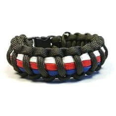 Cordell Paracord zapestnica Solomon TRIKOLORA (Dimenzije M -( 18 - 19 cm ))