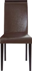 Danish Style Jedilni stol Reve (SET 2 kosa), temno rjava / črna