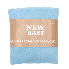 NEW BABY Prevleka za previjanje 50x70 modra