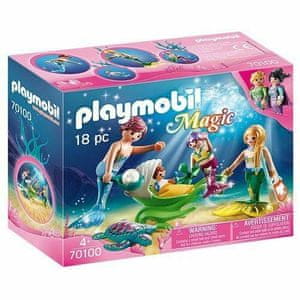  Playmobil morska družina z vozičkom (70100)