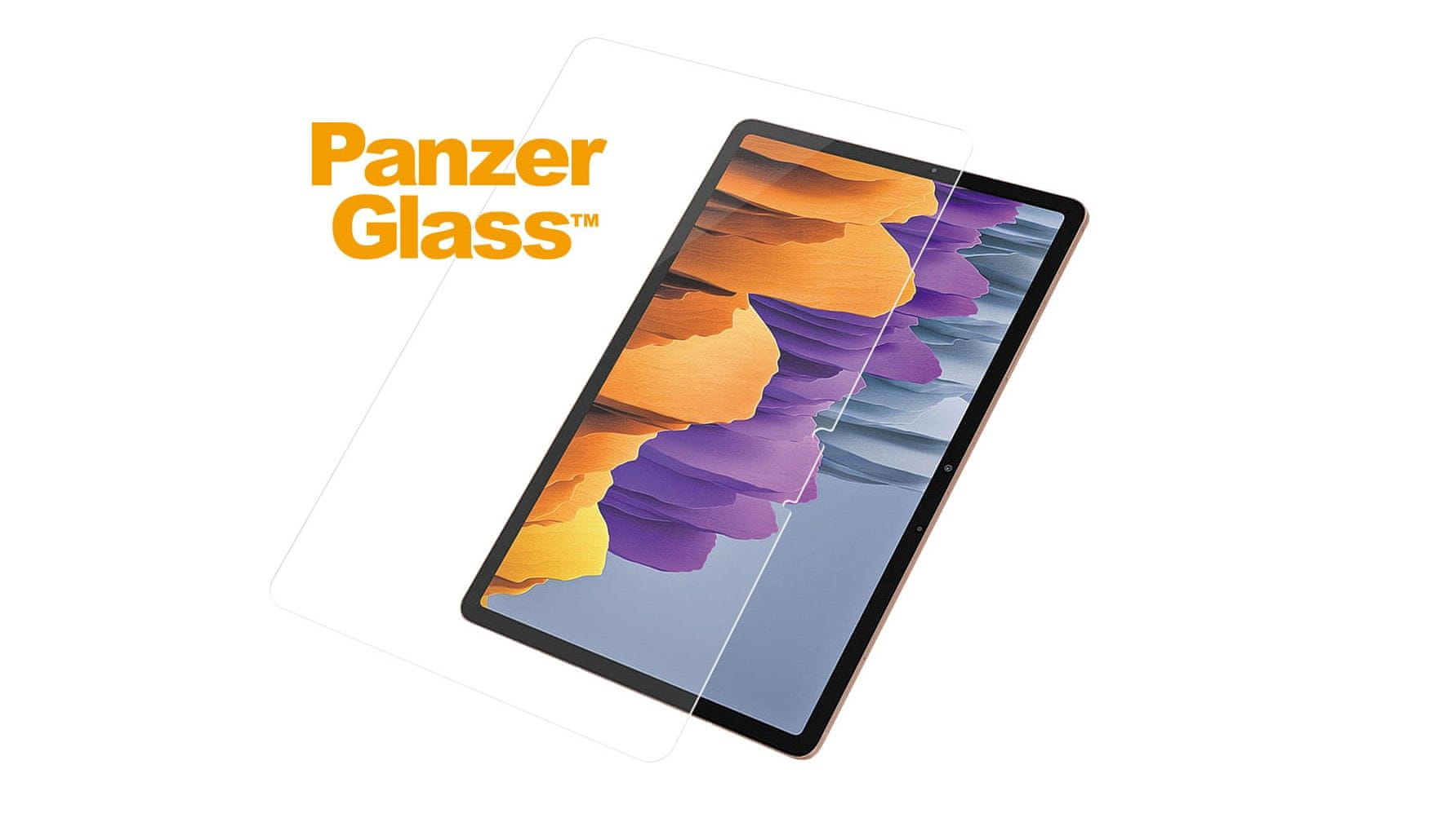 PanzerGlass Edge-to-Edge zaščitno steklo za Samsung Galaxy Tab S7+, prozorno