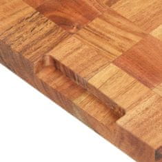 Greatstore Deska za rezanje 40x30x3,8 cm trden akacijev les