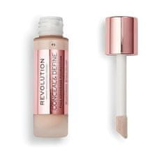 Makeup Revolution Conceal & Define (Makeup Conceal and Define) 23 ml (Odtenek F3)