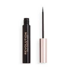 Makeup Revolution Črtalo za oči Super Flick 4,5 ml (Odtenek Black)