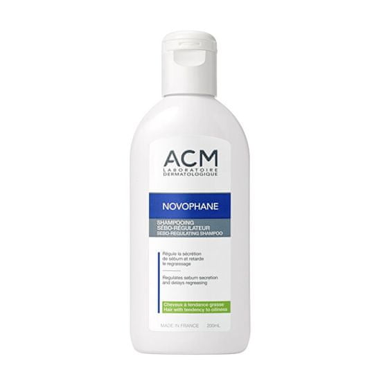 ACM Šampon za uravnavanje sebuma Novophane (Sebo-Regulating Shampoo) 200 ml