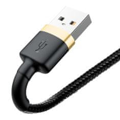 BASEUS Cafule kabel USB / Lightning QC3.0 2A 3m, črna/zlato