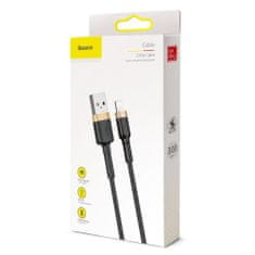 BASEUS Cafule kabel USB / Lightning QC3.0 2A 3m, črna/zlato