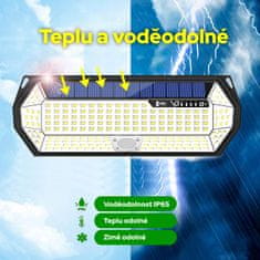 Bezdoteku LEDSolar 196 sončna na prostem svetloba svetilka, 196 ICE s senzorjem, brezžično, 4W, hladno barva