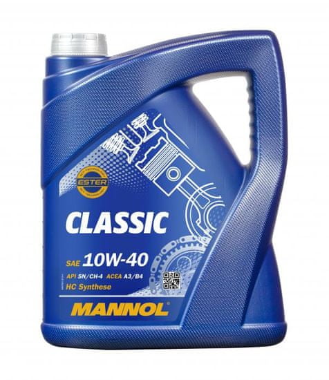 Mannol motorno olje Classic 10W-40, 5 l