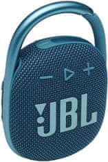 JBL Clip 4 prenosni zvočnik, moder