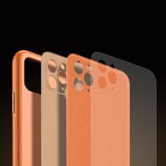 Dux Ducis Yolo usnje ovitek za iPhone 11 Pro Max, oranžna