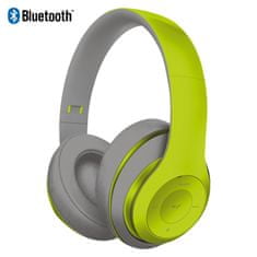 Platinet Freestyle FH0916GG naglavne Bluetooth slušalke, sive/zelene - odprta embalaža