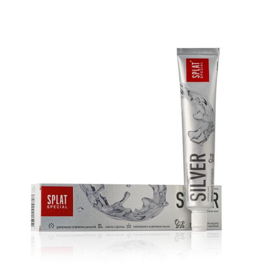 Splat Silver zobna pasta, 75 ml