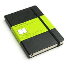 Moleskine beležka žepna, brezčrtna, trde platnice, črna