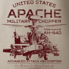 ANTONIO Majica z bojem proti helikopter APACHE AH-64D, S