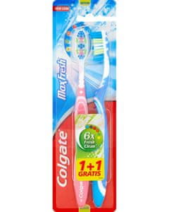  Colgate Max Fresh zobna ščetka, 1 + 1 