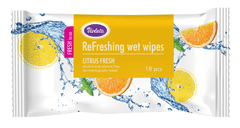 Violeta Fresh Gel robčki Citrus, vlažilni, 18/1