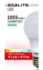 Asalite E27 LED sijalka, 12 W, 4000 K, 1055 lm