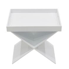 Fernity Hyllan bela miza s snemljivim pladnjem
