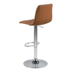 Fernity Barski stol Emu iz eko usnja rjave barve