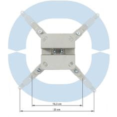 tectake Univerzalni stropni nosilec za projektorje do 15 kg