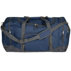 tectake Potovalna torba z ramenskim pasom, 90 litrov Modra
