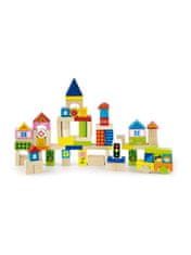 New Classic Toys Leseni bloki za otroke Viga City 75 kosov