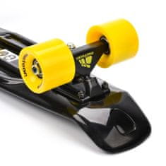 MTR Pennyboard deska 56 cm AL truck, črna-rumena S-099