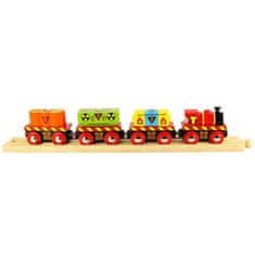 Bigjigs Rail Nevaren tovorni vlak + 2 progi