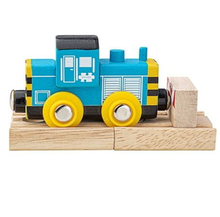 Bigjigs Rail Leseni vlakovni premikalnik