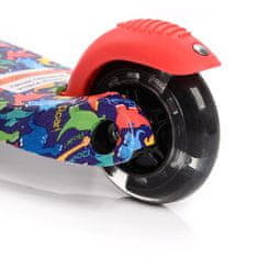 MTR Trikolesni skiro MINI SCOOTER s svetlečimi kolesi, DINOSAUR H-059-DI