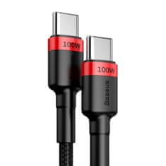 BASEUS Cafule kabel USB-C / USB-C PD 2.0 5A 2m, črna