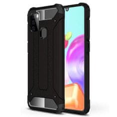 MG Hybrid Armor plastika ovitek za Samsung Galaxy A21S, črna