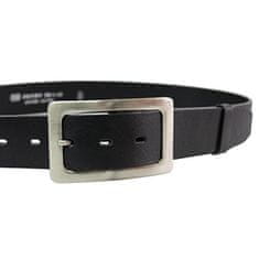 Penny Belts Ženski usnjeni pas 4263 črn (Dolžina pasu 90 cm)