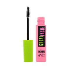 Maybelline Negovalna in zgostitvena maskara Great Lash Blackest Black 12,5 ml (Odtenek Black)