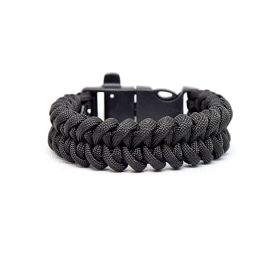 Cordell Črna zapestnica Paracord HJ-B-007